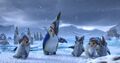 A parent Pengwing and it's offspring in the cinematic trailer