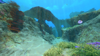 Rock arches in the Safe Shallows