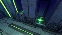 A few transport containers