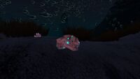 The crystal's glow