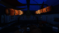 Reaper skull in the working room