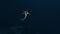 A patrolling Reaper Leviathan