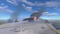 Top piece of Aurora, pre-explosion