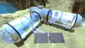 Solar Panels connected to the seabase