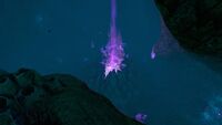 A large Fumarole in the Deep Purple Vents