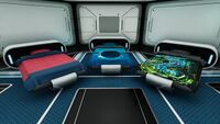From left to right: Danielle's, Fred's, and Parvan's Beds