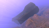 The eastern side of the Crashed Ship.