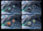 Ice Dragon eye concepts