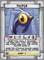 The official Peeper card from The Binding of Isaac: Four Souls Requiem