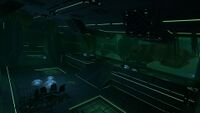 The observation room in the Disease Research Facility