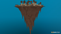 Developers screenshot from Trello of the Floating Island Area