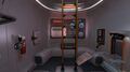 Interior of the Escape Pod after using a welder to repair broken electronics