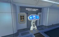 The Vehicle Modification Station in the Moonpool.