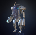 The Prawn Suit with the Grappling arm, seen in Sketchfab.