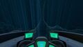 Sonar lightning up the seabed in Underwater Islands biome
