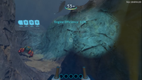 A developer screenshot of the Seatruck, with a Rock Puncher to the far left