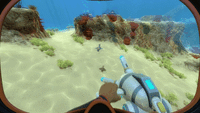 The player using the Propulsion Cannon