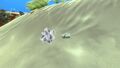 Size difference with Salt Deposit