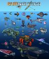 Subnautica fauna Sheet 1