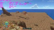 a picture of the glicthed map