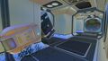 Inside view of the abandoned seabase on the Floater Island