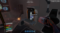 The ninth and final iteration of the HUD before the current one, with bars for each element, note the unused Thermostat.