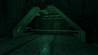 The entrance from the Antechamber