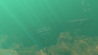 The northern end of the Mercury 2s stern.