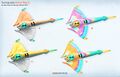 Arrow Ray variants- By Alex Ries