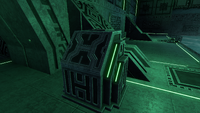 The Forcefield Control in the Quarantine Enforcement Platform controlling the elevator's forcefield