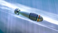 A closeup of the Vortex Torpedo