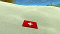 First aid kit on the seabed