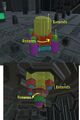 A developer's diagram showing how the central pillar is animated