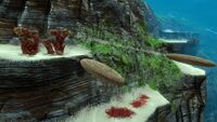 Spikes launched towards the player