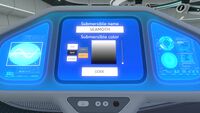 The Vehicle Upgrade Console control panel