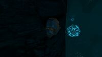A Uraninite Crystal in the Deep Grand Reef
