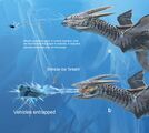 Concept art for the Ice Dragon's abilities by Alex Ries