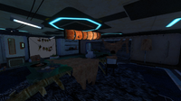 The dining room