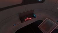The Storage department inside of the Lifepod 5