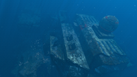 A view from above the Mercury IIs stern.
