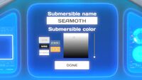 The Seamoth Modification Station panel
