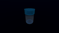 Cylindrical Sample Flask