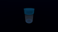 Cylindrical Sample Flask
