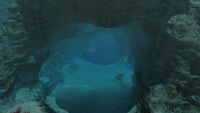An entrance to the Jelly Shroom Cave in the Grassy Plateaus