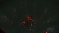 The Inactive Lava Zone pit