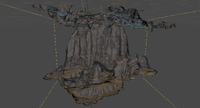 Developer screenshot of the deepest parts of Deep Twisty Bridges