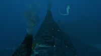 One of the many Reaper Leviathans guarding the Mountains