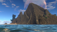 A view from the ocean