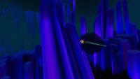 A Bladderfish in the Crystal Caves
