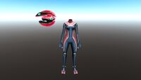 Size comparison with the player